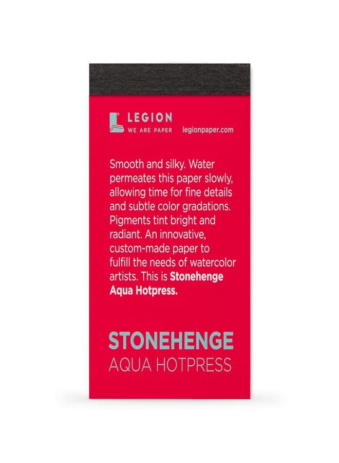 Stonehenge Aqua 100% Cotton Mini Pad Set: 12 Watercolor Mini Pads, 2.5 by 3.75 Inches, Assorted Weights, Coldpress and Hotpress for Wet and Dry Media - Image 5