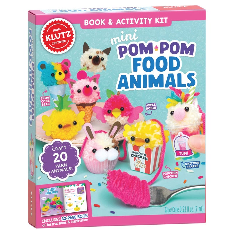 Klutz Mini PomPom Food Animals - Image 2