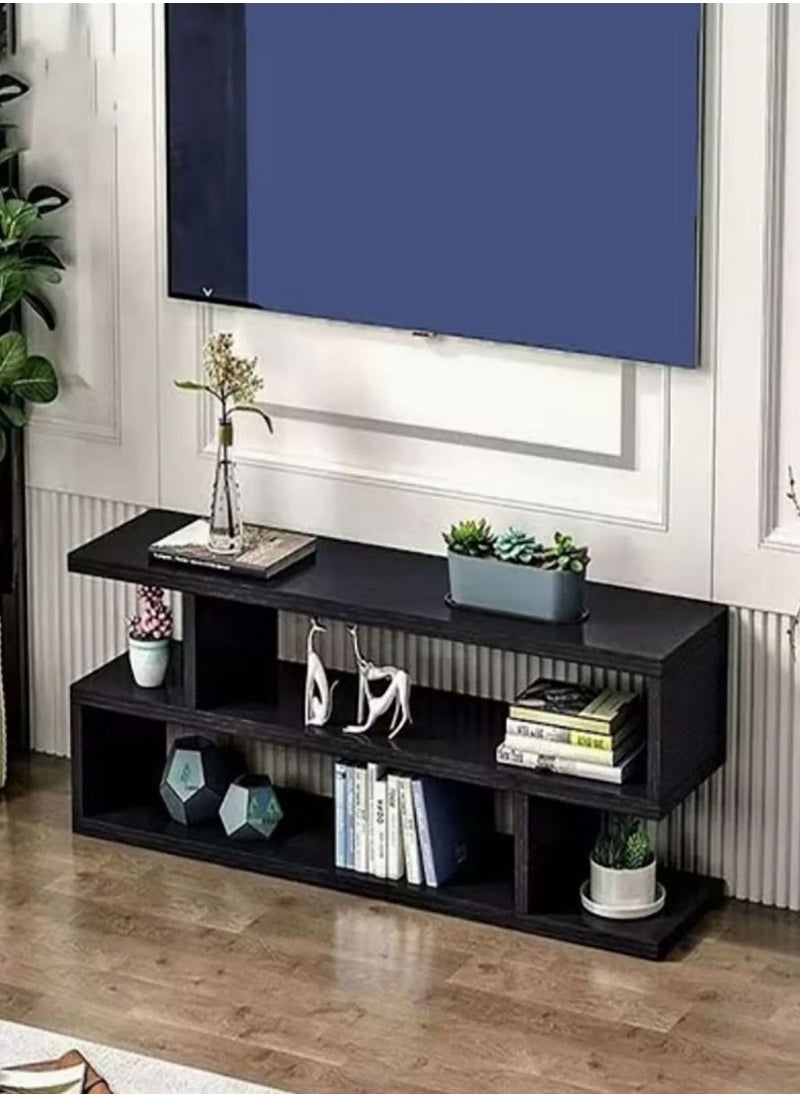 MODERN HOME - Modern TV and Coffee Table Living Room Home Furniture Black - Image 1