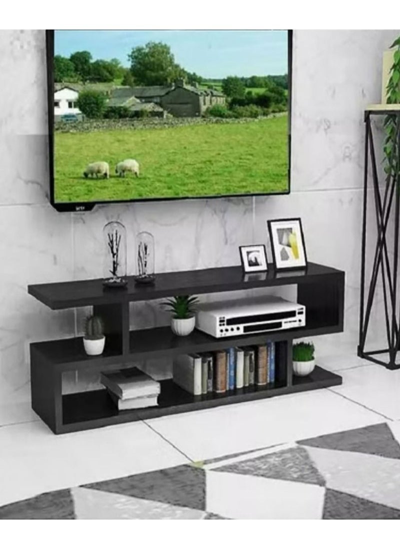 MODERN HOME - Modern TV and Coffee Table Living Room Home Furniture Black - Image 1
