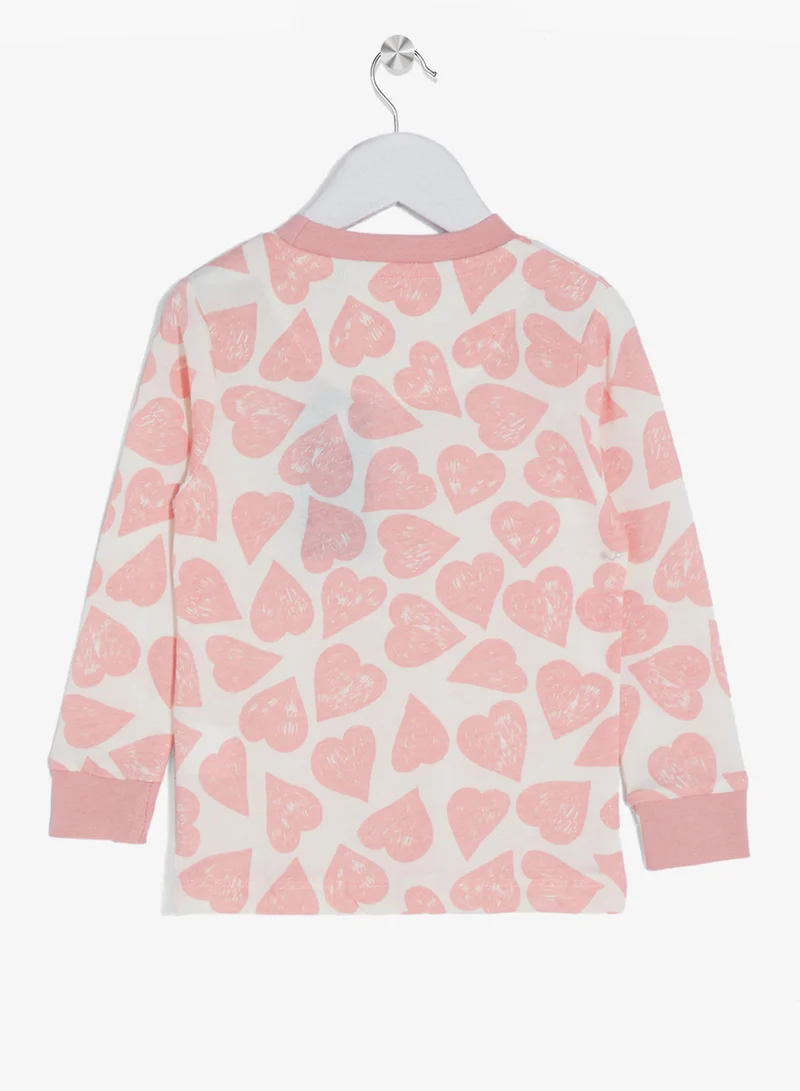 Ripples  Girls Pajama Set With Long Sleeves Top & Bottom for Women | Best Price UAE