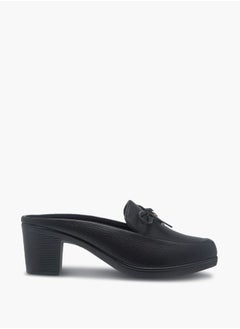 Flora Bella By Shoexpress Women Bow Detail Block Heels Slip-On Shoes  - Image 3