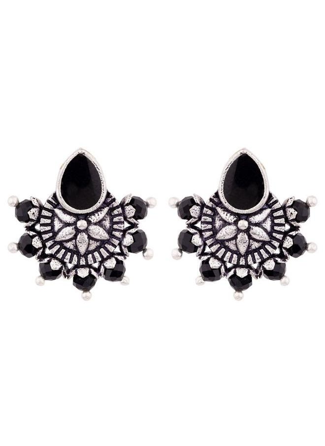 VOYLLA Nayantara Petals Motif Stud Earrings  - Image 2