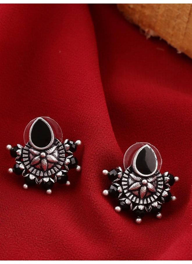 VOYLLA Nayantara Petals Motif Stud Earrings  - Image 1