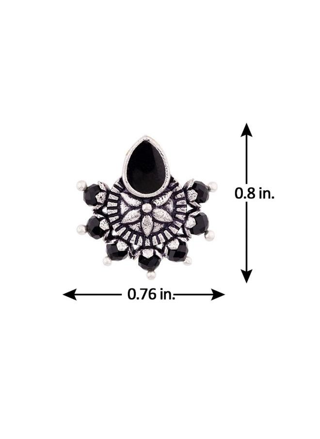 VOYLLA Nayantara Petals Motif Stud Earrings  - Image 4
