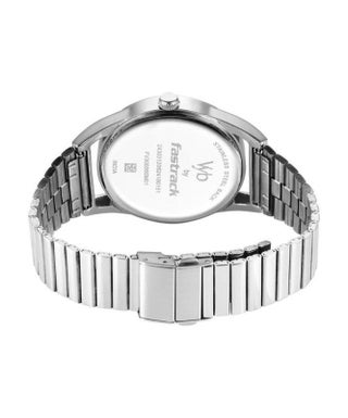Vyb Horizon Fastrack By Titan Quartz Analog Blue Dial Silver Metal Strap Watch For Men fv30006sm01w - view 3