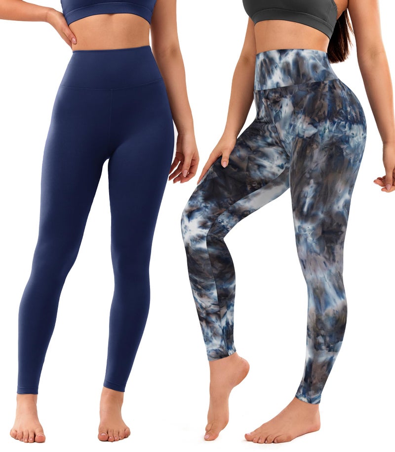 VALANDY Creamlush 4 Pack Leggings for Women-High Waisted Ultra Soft Stretchy Yoga Lounge Pants - Image 2