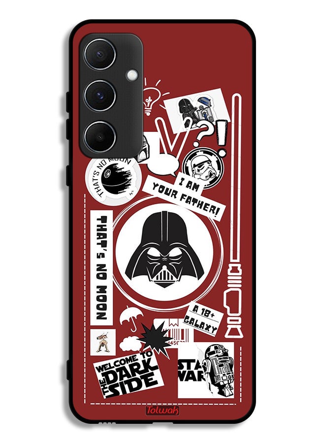 Tolwak Samsung Galaxy A55 5G Protective Case Cover Welcome To The Dark Side Sticker - Image 1