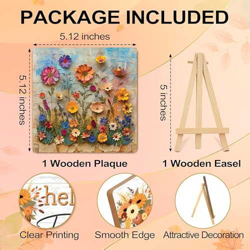Kachi Pencil Inspirational Gifts for Women Men, Christian Religious Gift,Table Decor Wooden Plaque with Easel for Home Office Desk Décor-KCSTAND-624 - Image 2