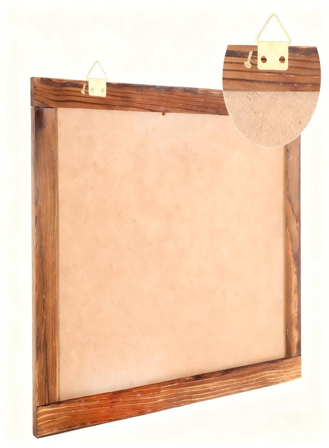 newnewshow 12"x16" Magnetic Chalkboard with Rustic Wood Frame for Wall-Mounted - Multi-Purpose Hanging Sign for Menu, Memo & Doodle - Image 3