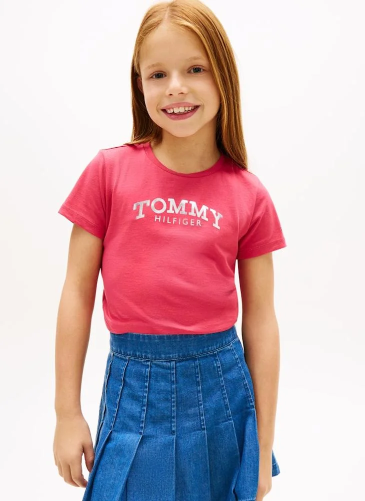 TOMMY HILFIGER Kids Foil Crew Neck T-Shirt