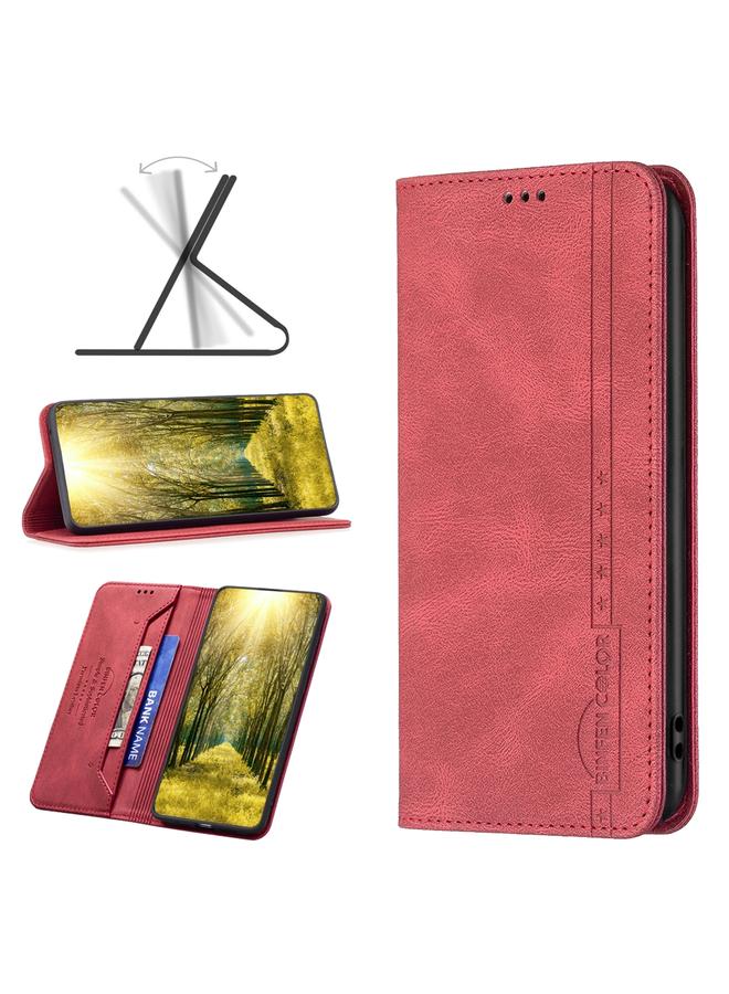 The Bros Case For Xiaomi Poco M4 Pro 5G Magnetic RFID Anti-Theft Leather Phone Case