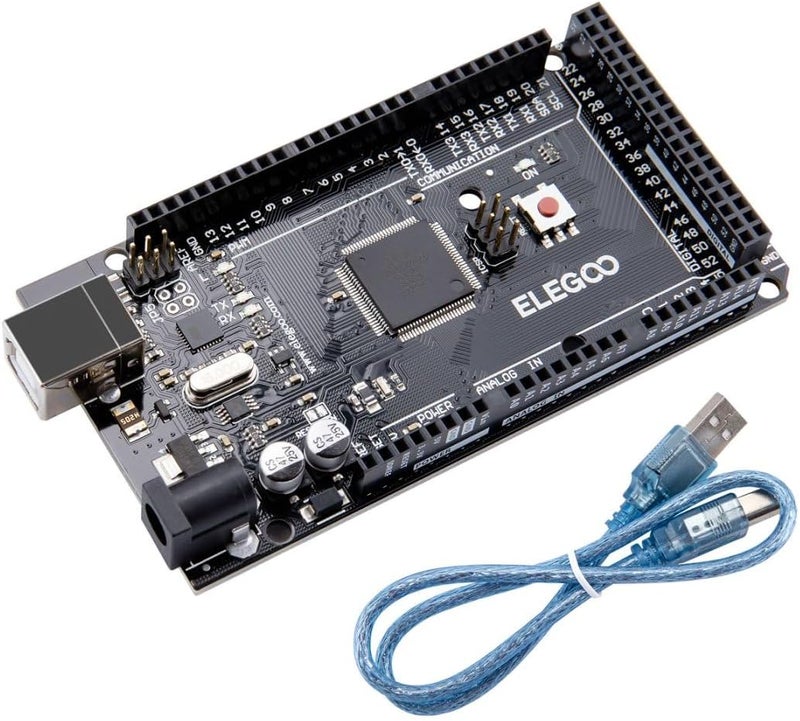 ELEGOO ELEGOO MEGA R3 Board ATmega 2560  USB Cable Compatible with Arduino IDE Projects RoHS Compliant  - Image 1