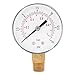 Hilitand Low Pressure Gauge for Fuel Air Oil Water 015psi01bar 14 BSPT Bottom Mount Oil Pressure Gauge - Image 2