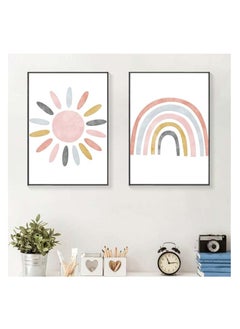 Today Idea Nursery Wall Prints Pink Sunshine Rainbow Cloud Canvas Wall Art, Child Wall Art Poster Boho Nordic Wall Pictures for Girls Baby Kids Room Decor Unframed - pzsku/ZE7B904A7832BDF98C8FCZ/45/_/1729598078/737cfe04-47b4-4894-a8a9-deb9e6a9fe14