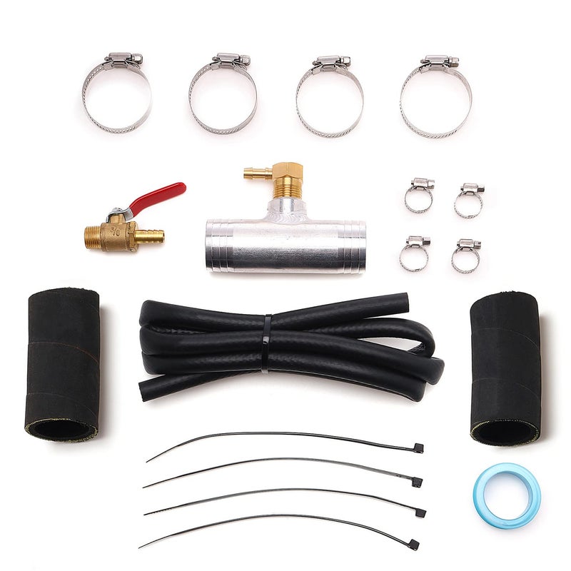 1 1/2" Diesel Installation Kit, Diesel Auxiliary Tank Install Kit Compatible with Gravity Fueled Auxiliary Fuel Tank, Only for Diesel (11025)