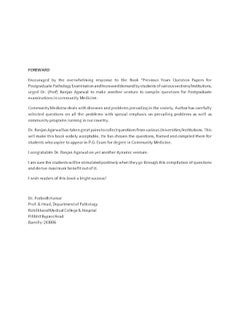 Previous Years Question Papers for Postgraduate Community Medicine Examinations  - Image 1