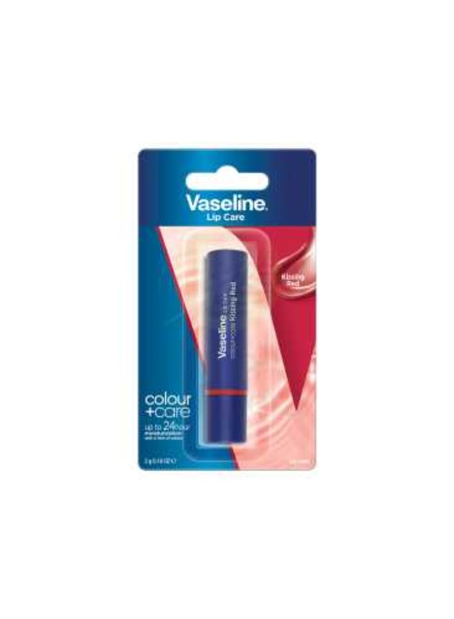 VASELINE LIP CLR KISNG RED STK ME 3G