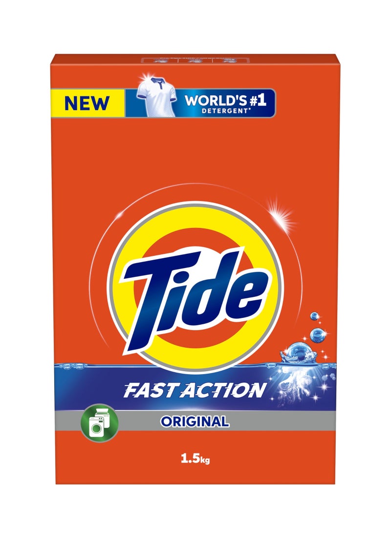 Tide Fast Action Laundry Detergent Powder - Image 1