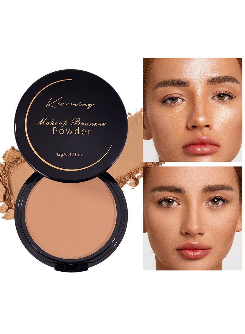 Kirrming Long-lasting oil control Pressed Powder ，Fade Resistant & Transfer Resistant - 12g - Image 2