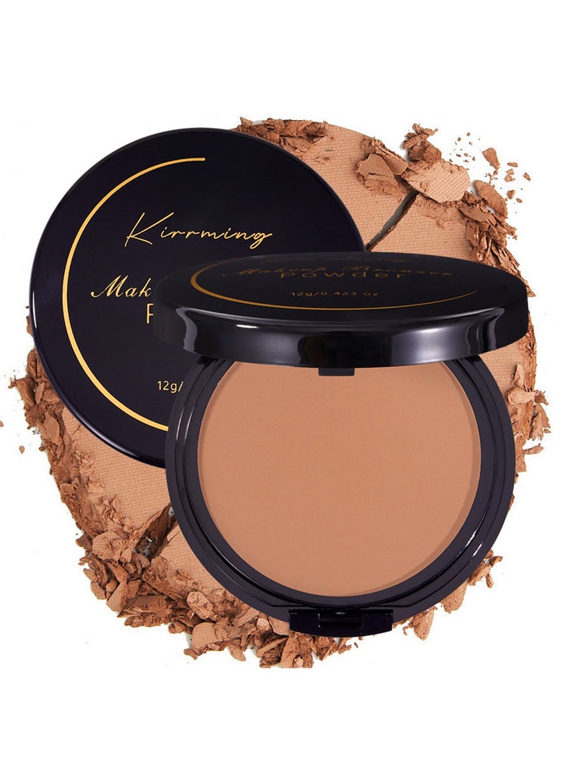 Kirrming Long-lasting oil control Pressed Powder ，Fade Resistant & Transfer Resistant - 12g - Image 1
