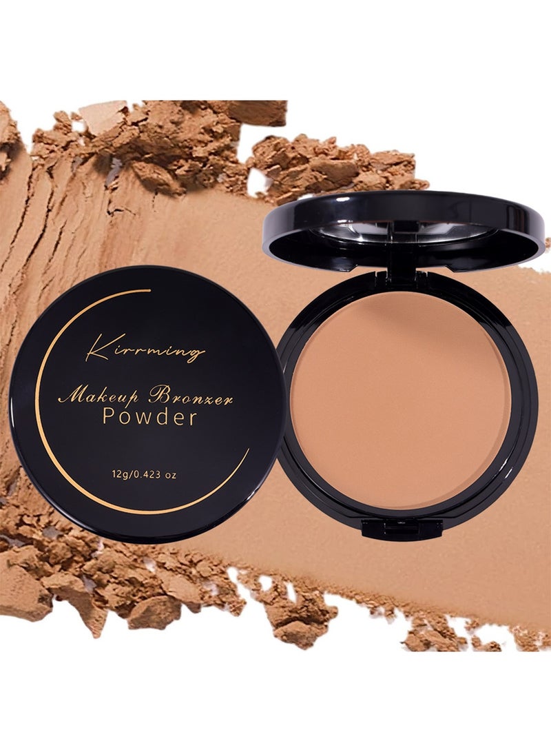 Kirrming Long-lasting oil control Pressed Powder ，Fade Resistant & Transfer Resistant - 12g - Image 3
