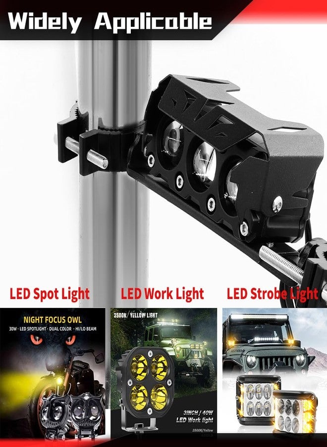 PLUSBEAM Motorcycle Spotlight Mounting Bracket, Light Bar Motorcycle Expansion Bracket for Motorcycle Spot Lights (Pack of 1) - Image 5