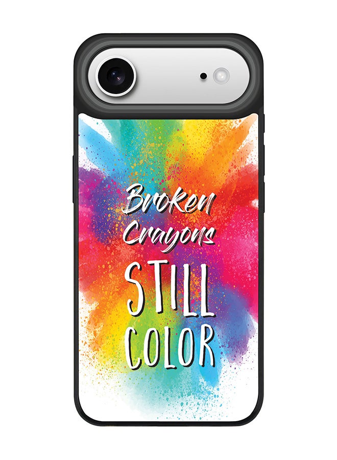 Stylizedd iPhone Air Case, [Compatible with MagSafe] Slim Magnetic cover Phone Case iPhone Air - Broken Colors - Image 1
