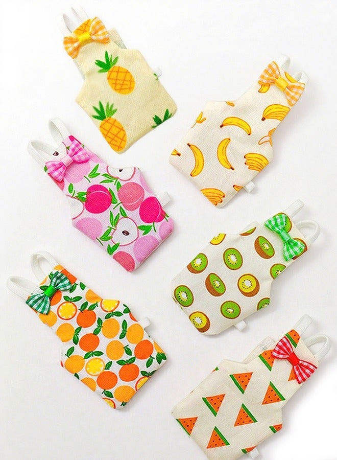 6 Pieces Washable Reusable Bird Diapers Waterproof Inner Layer Parrots Nappy Soft Flight for Budgie Parakeet Cockatiel Training Indoor Perching Petting Time Short Outdoor Trips Living Room Activities Routine Care Prevent Messes - Image 2