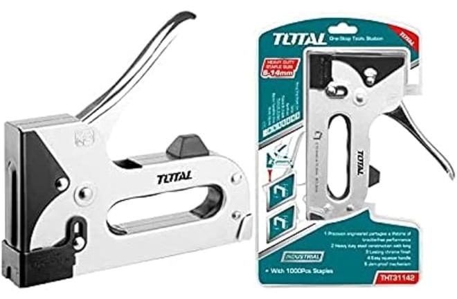 Total manual wood stapler