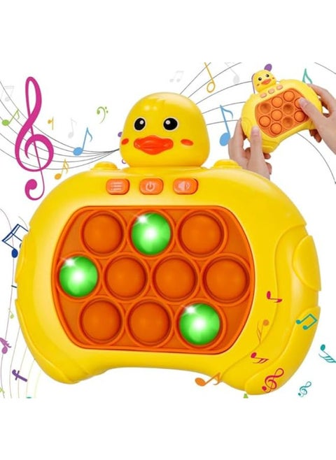 Jostift Pop Electronic Game Educational Game Console for Early Childhood, Pop Electronic Game Quick Push Game, Push Pop Game Controller, Bubble Sensory Fidget Toy, Decompression Game Console