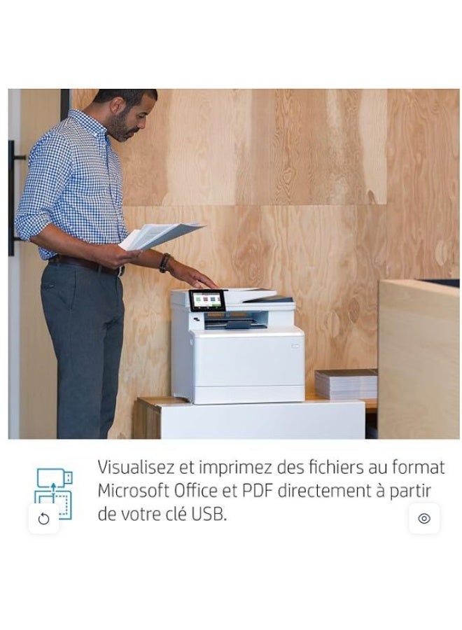 طابعة ليزر ملونة متعددة الوظائف إتش بي كولور لاسير جيت برو MFP M479fdn - Image 4