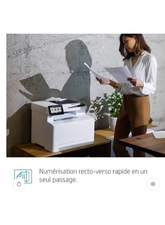 طابعة ليزر ملونة متعددة الوظائف إتش بي كولور لاسير جيت برو MFP M479fdn - Image 3