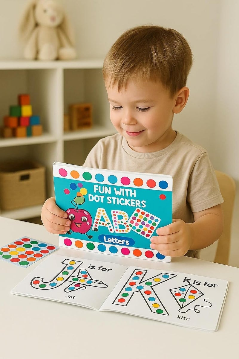 AccuPrints Sumiko Return Gifts for Kids Birthday – Pack of 6 Dot Sticker Activity Books for Kids | Fun Learning & Educational Activity Book | Perfect for Party Favors, Birthday Return Gifts for Ages 3 to 8 Years - Image 2
