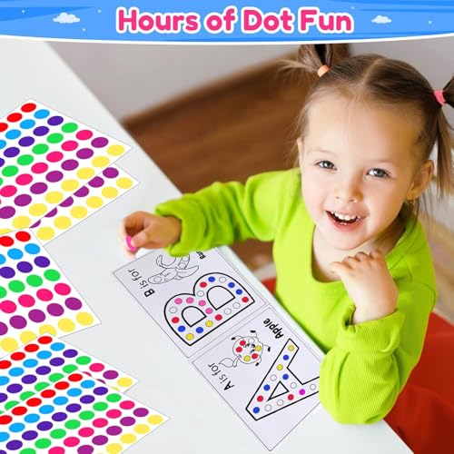 AccuPrints Sumiko Return Gifts for Kids Birthday – Pack of 6 Dot Sticker Activity Books for Kids | Fun Learning & Educational Activity Book | Perfect for Party Favors, Birthday Return Gifts for Ages 3 to 8 Years - Image 4