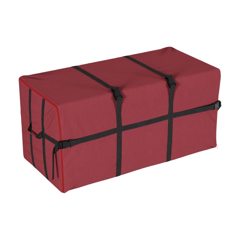 Elf Stor Christmas Tree storage Bag for 7.5-Foot Artificial Trees - Canvas Storage Tote Protects Holiday Decorations and Inflatables by Elf Stor (Red)