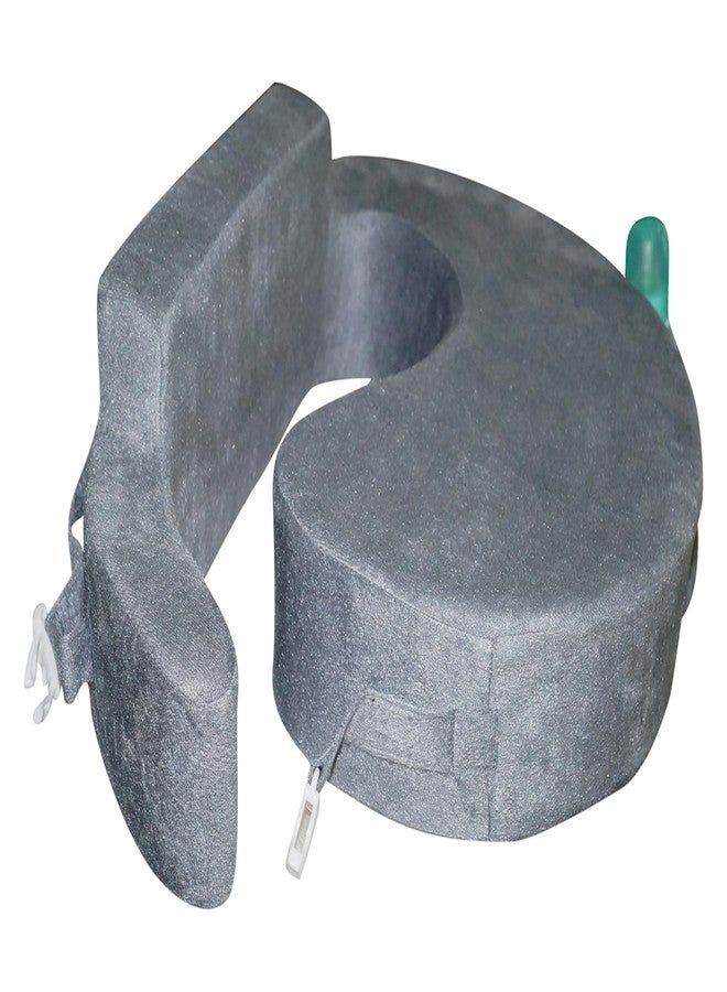 Gordon Nursing Pillow for Breastfeeding, Nursing and Posture Support with Pocket and Removable Slipcover Made in Eco Friendly Soft Fabric (Charcoal) - Image 1