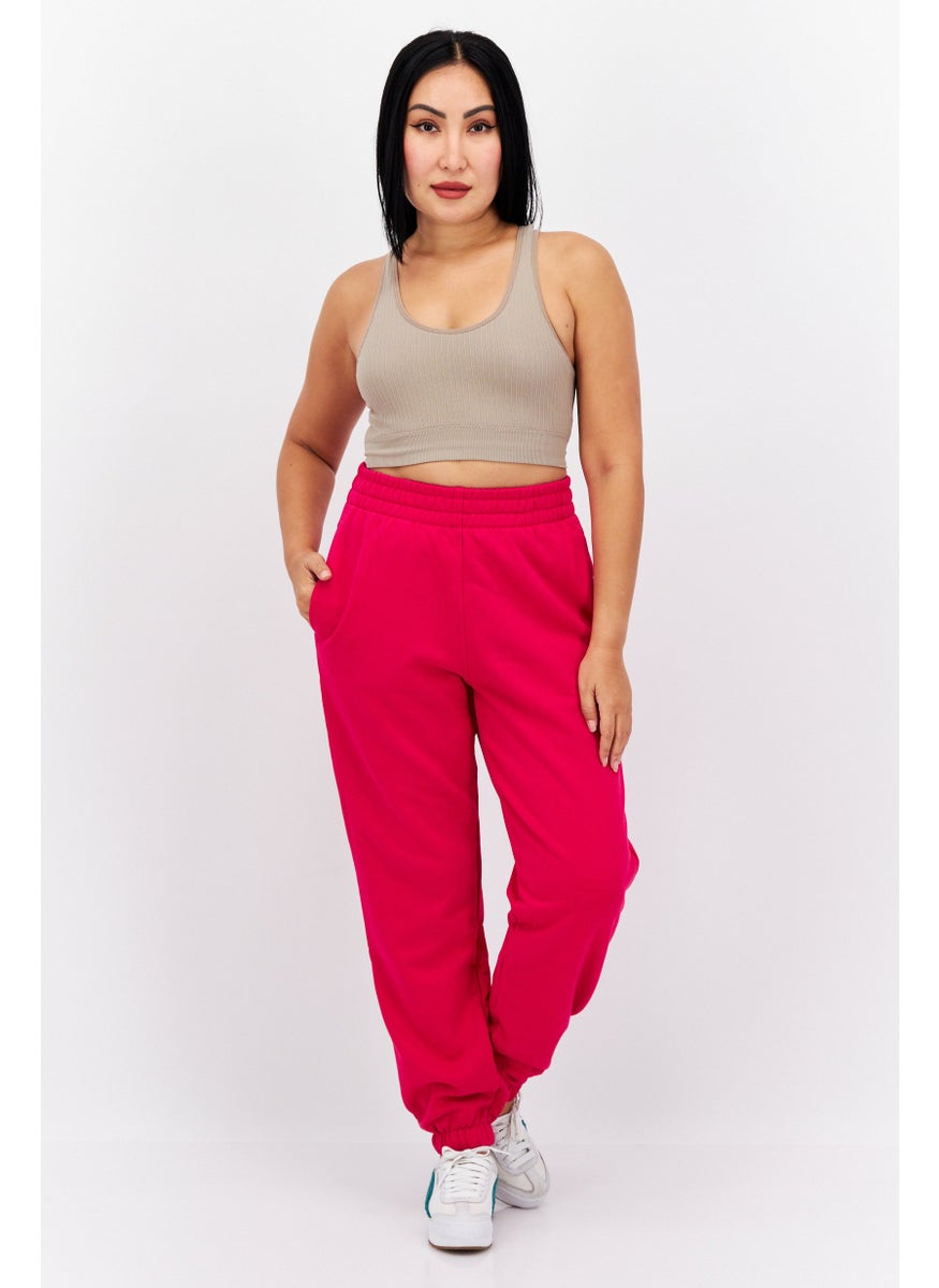 adidas Originals Women Sportswear Fit Outdoor Sweatpants, Pink  - Image 4