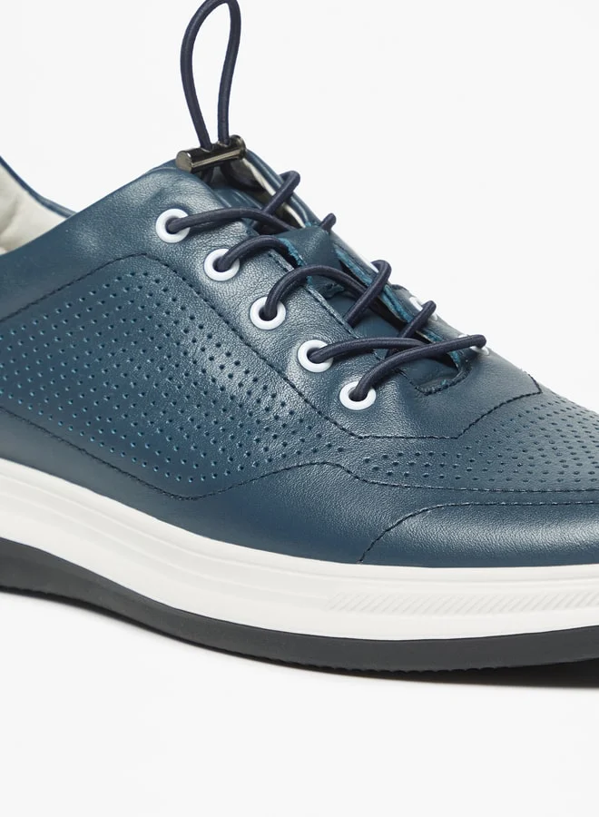 دوتشيني Men's Lace-Up Low Ankle Sneakers