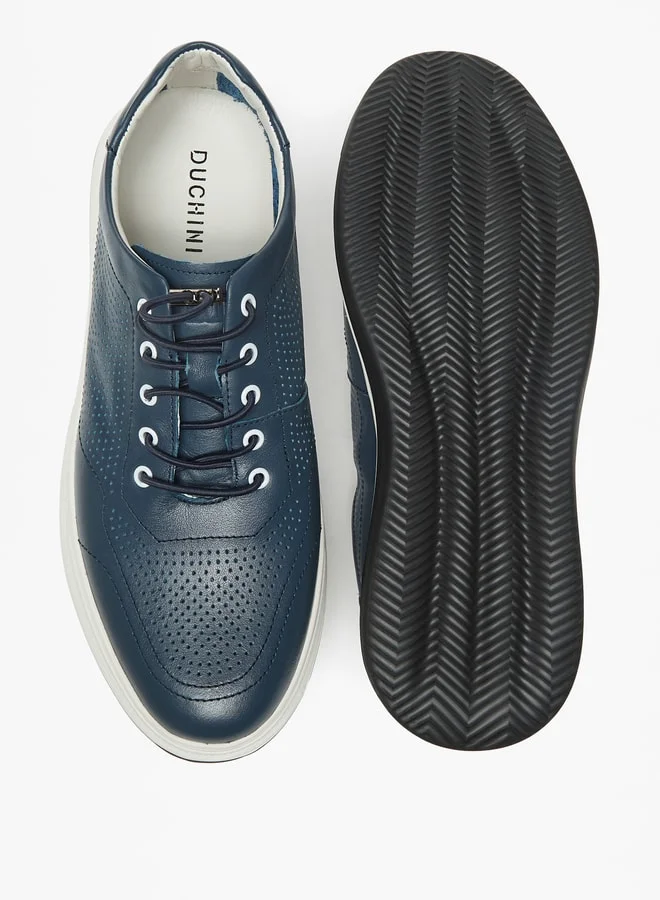 دوتشيني Men's Lace-Up Low Ankle Sneakers