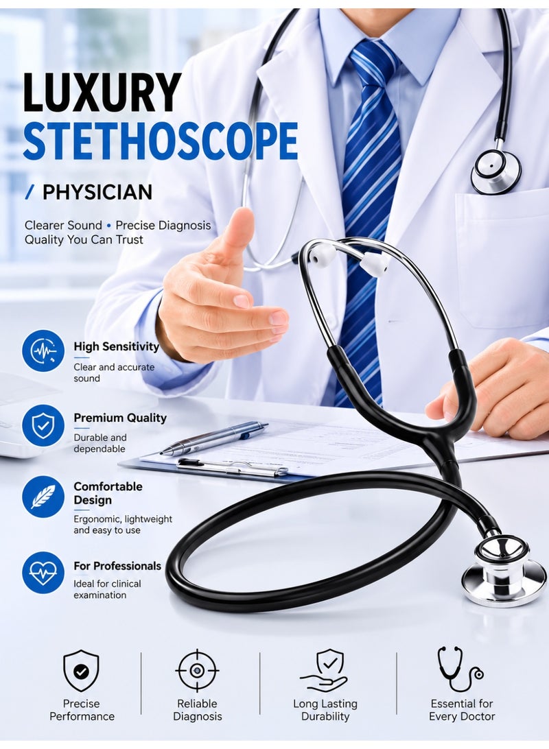 Gasin Basic Medical Stethoscope Professional Single Head - Image 2