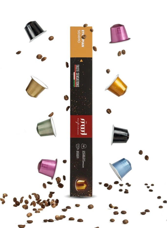 Mood Espresso Nespresso Compatible Aluminium Coffee Capsules - Ethiopian Sidamo 10 Capsules (52g) - Image 3