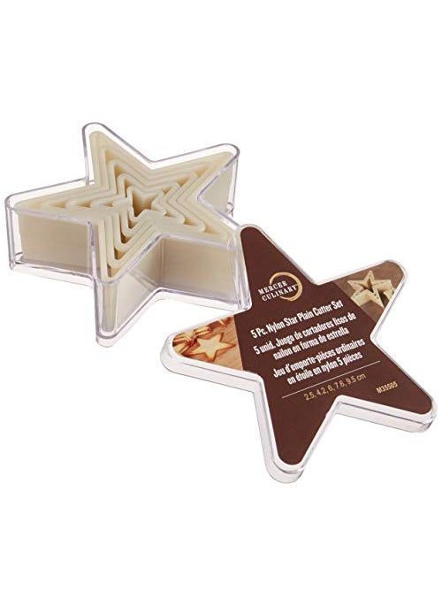 Mercer Culinary Mercer Culinary 5Piece Star Plain Nylon Cutter Set 