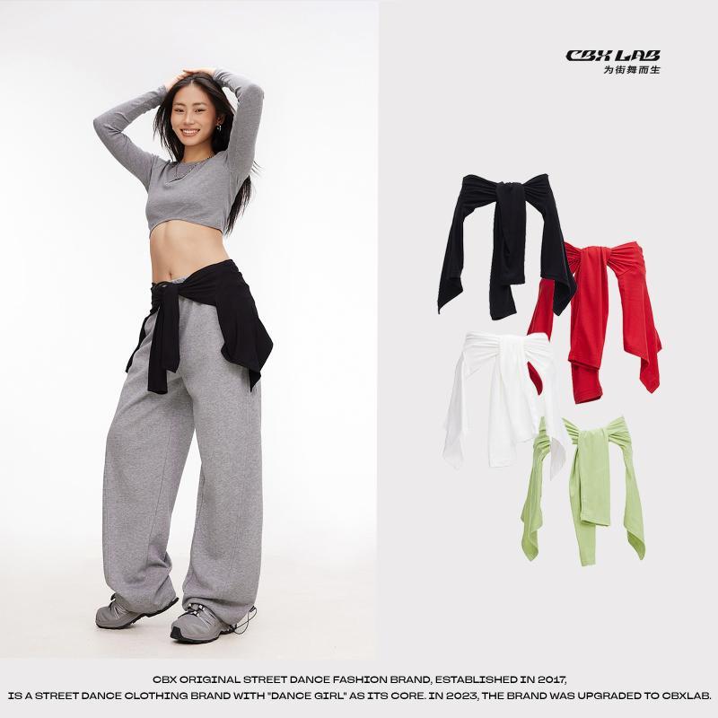 Hip-Hop Tide Brand Multi-Color Jazz Dance Dancing Distinctive Waisted Blouse American-Style Hip-Hop Street Short Top High-Street Tide - Image 2