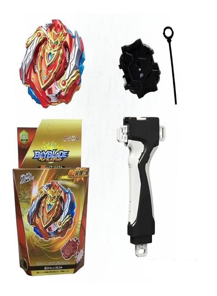Bey Blade Beyblade Burst B-129 Starter Super-Z Achilles  With Launcher And Grip