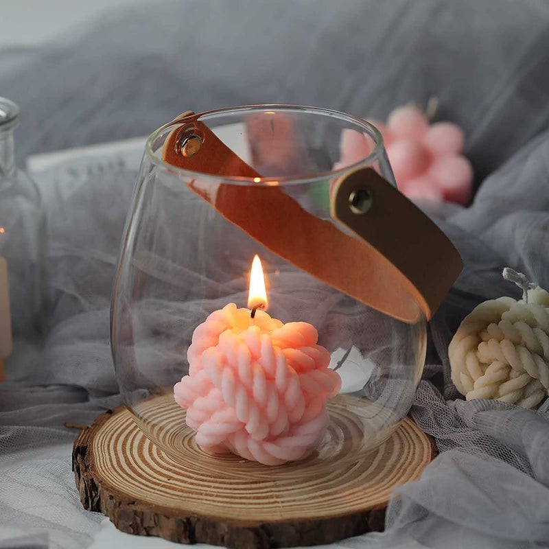 MATIN IMPEX Yarn Ball Cylinder Candle Mould - DIY Silicone Molds for Candles Wax Beeswax, Handmade Gift, Soy Candle Making kit (Yarn Ball Silicone Mould) (WCM147) - Image 3