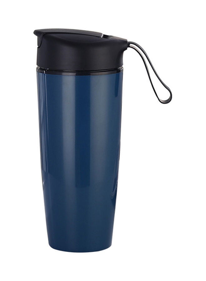 NIBEMINENT Portable Stainless Steel Vacuum Flask Blue