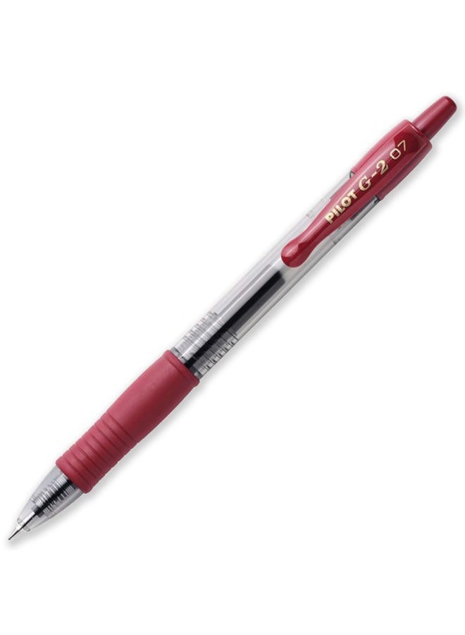PILOT G-2 Retractable Gel Ink Rollerball Pens - 0.7mm Nib Tip - Pillow Pack Set of 3 - Red Tones Set - Image 4