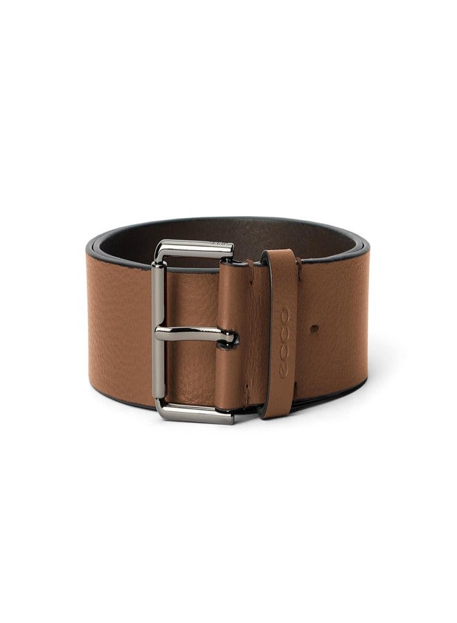 ECCO Men's Essential Jeans Casual Leather Belt, MINK, 110 CM - Image 1