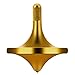 CHEETOP Stainless Steel Spinning Top Premium Exquisite Perfect Balance Well Made Metal Desk EDC Little Fidget Toy Spin Long Time Over 6 Minutes Great Value Gold Small Diameter 24mm - Image 2